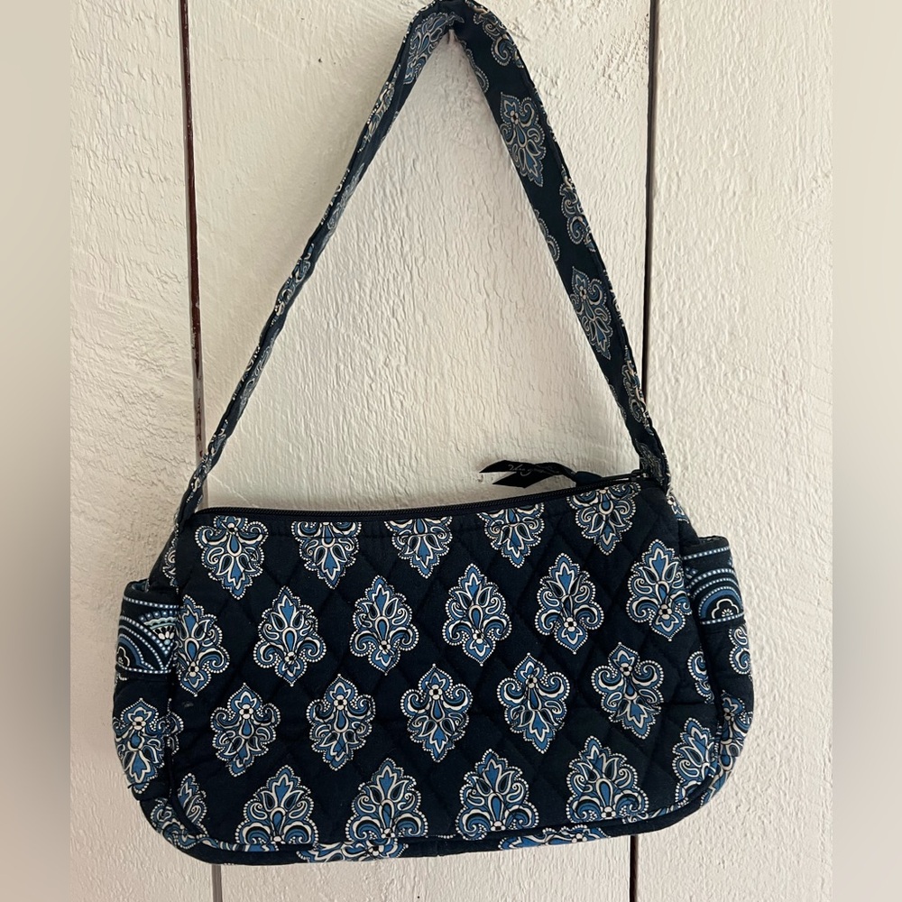 Vera Bradley Blue and White Shoulder Bag